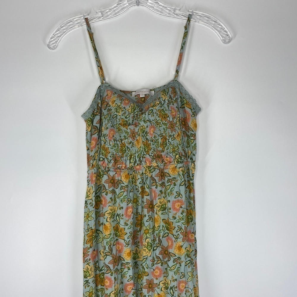 Olivaceous Floral Cottagecore Maxi Dress Size Medium - Picture 2 of 9